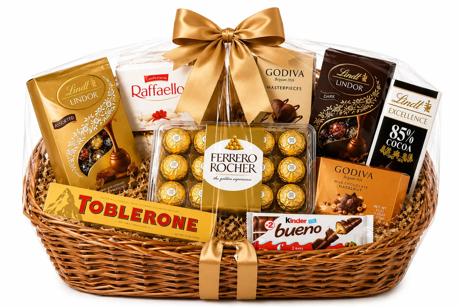 Cesta Premium Lindt, Godiva & Ferrero